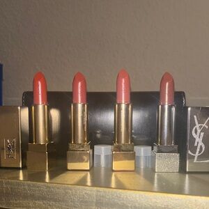 Yves Saint Laurent Lipstick Collection - red, wine,  pink and beige Hues